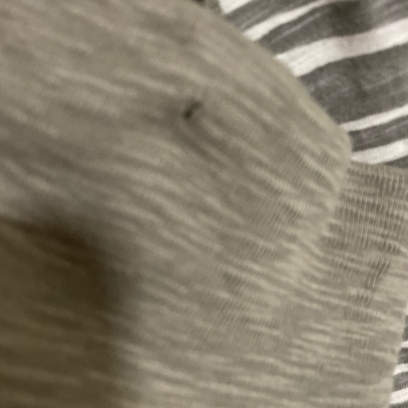 CONVERSE Mens Hoodie Jackets XL Beige Olive Long Sleeve Pullover Pocket Striped. - Picture 7 of 8